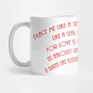 Love Quote, song of solomon Mug